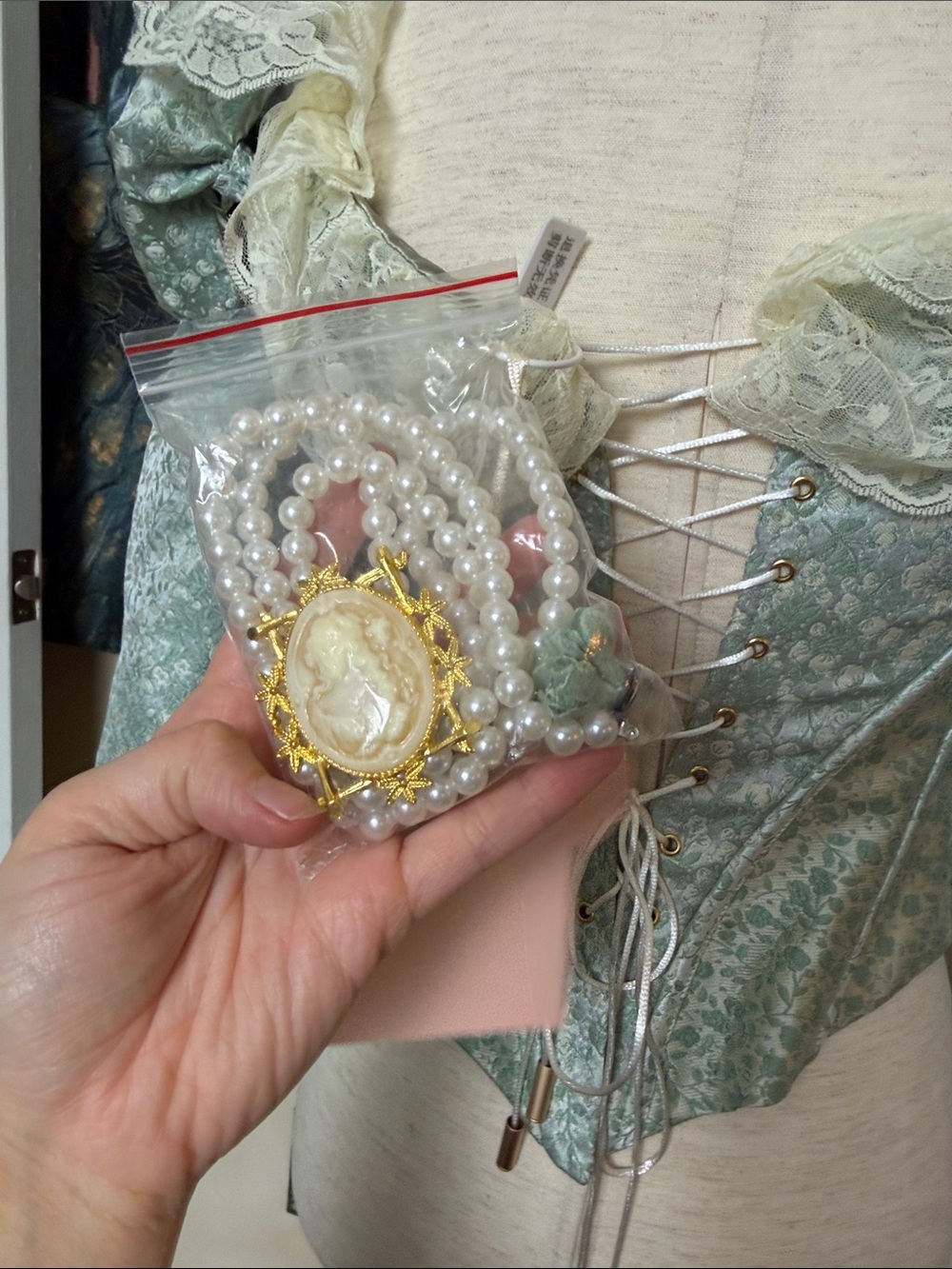 **NWT** DISCONTINUED LaceMade Princess Jasmine Casual Classic Lolita Corset Top - Picture 12 of 16